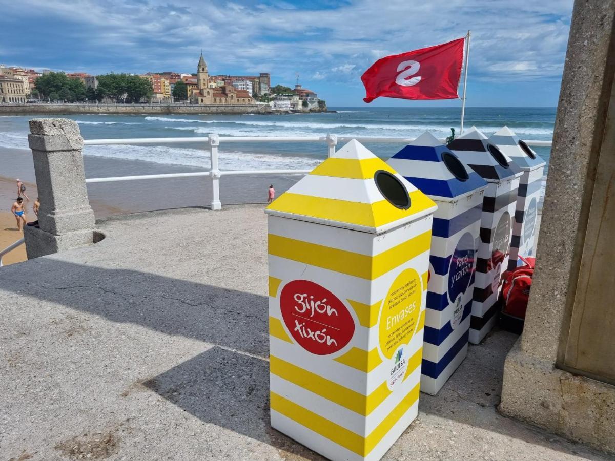 Bonito Piso En Gijon Centro Playa Daire Dış mekan fotoğraf